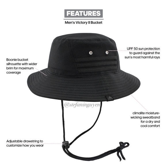 🆕 adidas Victory II Bucket Hat - Picture 8 of 8
